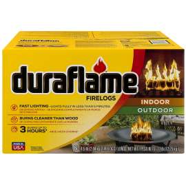 DURAFLAME 06405 Firelog, 3 hr Burn Time