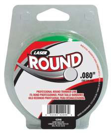 Laser 42948 Trimmer Line, 0.08 in Dia, 50 ft L, Nylon, Green
