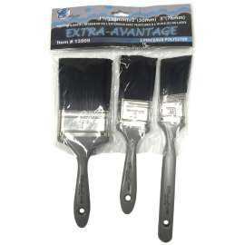 Chidaca 13509 Paint Brush Set, Angular, 3-Brush