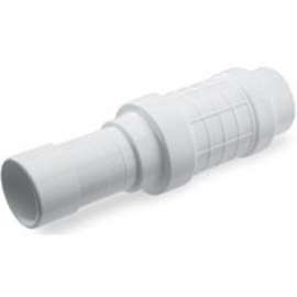 NDS Quik-Fix QF-4000 Pipe Repair Coupler, 4 in Socket x Spigot, 16 in L, White