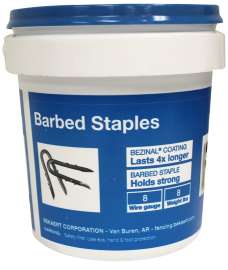 BEKAERT 658132/187244 Double Barbed Fence Staple, 1-3/4 in, 8 Gauge