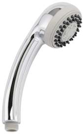 Plumb Pak K720CP Handheld Shower Head, Round, 1.8 gpm, 3-Spray Function, Polished Chrome, 3 in Dia