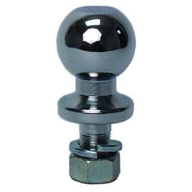 DYNALINE 11153 Trailer Ball, 2 in Dia Ball, 1 in Dia Shank, 5000 lb Gross Towing, Steel