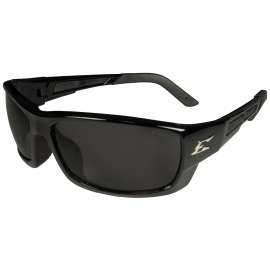 Edge MAZENO Series PM116 Non-Polarized Slim-Fit Safety Glasses, Nylon Frame, Black Frame, UV Protection: Yes