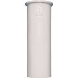 Plumb Pak PP10-4W Sink Tailpiece, 1-1/2 in, 4 in L, PVC, White