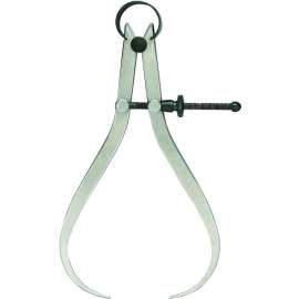 GENERAL 452-6 Caliper, 0 to 6-5/16 in, 1/8, 1/16, 1/32, 1/64 in Graduation, 6-5/16 in Jaw, Steel