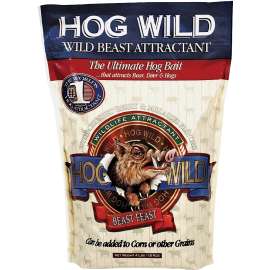 Evolved Habitats Hog Wild EVO34094 Wild Beast Attractant, Berries, Molasses Flavor, 4 lb Bag