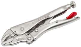 Crescent C7CVN Locking Plier, 1-5/8 in Jaw Opening, Curved, Nickel Jaw, Non-Slip Grip Handle