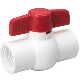 B & K 107-137HC Ball Valve, 1-1/2 in Connection, FPT x FPT, 150 psi Pressure, PVC Body