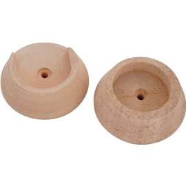 ProSource CL-P01-PS Closet Pole Socket, Wood