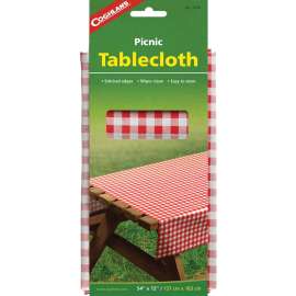 COGHLAN'S 7920 Tablecloth, 72 in L, 54 in W, Vinyl