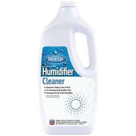 BestAir HumidiClean 1C Humidifier Cleaner, Clear/Light Blue, 32 oz
