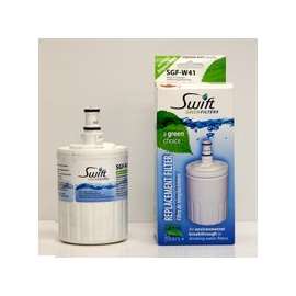 SWIFT GREEN FILTERS SGF-W41 Refrigerator Water Filter, 0.5 gpm, Coconut Shell Carbon Block Filter Media