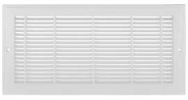 Imperial RG3014 Sidewall Grille, 25-1/4 in L, 7-1/4 in W, Polystyrene, White