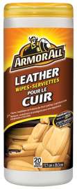 ARMOR ALL 10856 Leather Wipes, Effective to Remove: Dirt, Soil, 20-Wipes