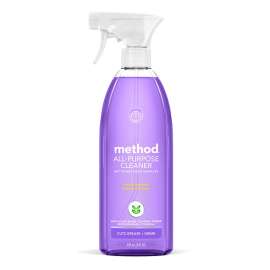 method 00005 Cleaner, 28 oz Aerosol Can, Liquid, French Lavender, Clear