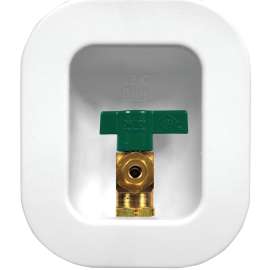 Oatey 39114/39158 Ice Maker Outlet Box, 1/4 in Connection, PEX