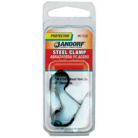 Jandorf 61538 Loom Clamp, Steel/Vinyl, Black