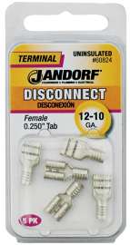 Jandorf 60824 Disconnect Terminal, 12 to 10 AWG Wire, Copper Contact