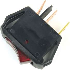 Jandorf 61032 Rocker Switch, 10/16 A, 125/250 V, SPST, Tab Terminal