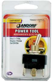 Jandorf 61137 Switch, 15/20 A, 125/277 V, DPDT, Tab Terminal