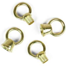 Jandorf 60243 Lamp Loop Assortment, Brass