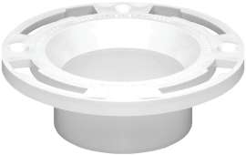 Oatey 43525 Closet Flange, 3, 4 in Connection, PVC, White