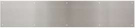 National Hardware N270-316 Kick Plate, 34 in L, 8 in W, Satin Nickel