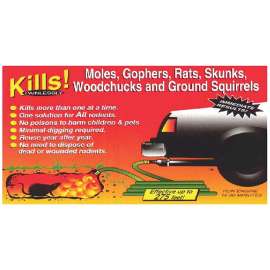 MANNING PRODUCTS UE-12 Underground Rodent Exterminator, 275 ft Coverage Area