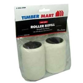 NOUR Z 3T05-2TBM Paint Roller Refill, 5 mm Thick Nap, 75 mm L, Polyester Cover