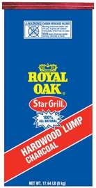 ROYAL OAK Star Grill 195-180-045 Lump Charcoal, 17.64 lb