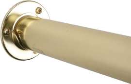 John Sterling Closet-Pro BC-0039-3 Closet Pole Socket, Steel, Brass