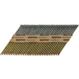 Bostitch PT-8DR113GFH2 Framing Nail, 2-3/8 in L, Steel, Hot-Dip Galvanized, Offset Round Head, Ring Shank