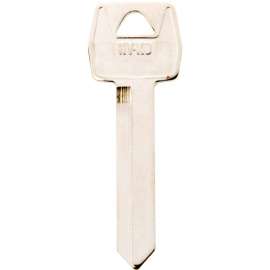 HY-KO 11010H54 Key Blank, Brass, Nickel, For: Ford Vehicle Locks