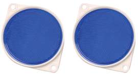 HY-KO CDRF-3B Carded Reflector, 9.63 in L Post, Blue Reflector
