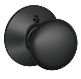 Schlage Plymouth Series F170 PLY 622 Dummy Door Knob with Camelot Trim, Zinc, Matte