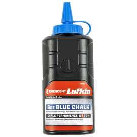 Crescent Lufkin CB08B Chalk Refill, Blue, 8 oz Bottle