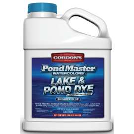Gordon's PondMaster 3211072 Lake and Pond Dye, Liquid, Dark Blue, 1 gal