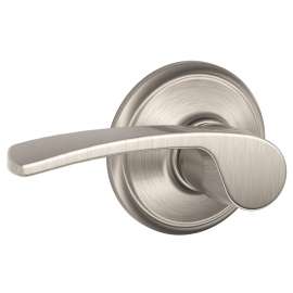 Schlage Merano FA10VMER619 Privacy Lever, Satin Nickel