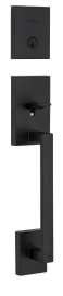 Kwikset Signature Series 818SCEXHFL 514 SMT Handleset, 1 Grade, Zinc, Matte, 2-3/8 to 2-3/4 in Backset, KW1, SC1 Keyway