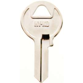 HY-KO 11050M1 Key Blank, Brass, Nickel, For Master Vehicle Locks