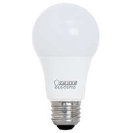 Feit Electric OM40/950CA10K/4 LED Bulb, General Purpose, A19 Lamp, 40 W Equivalent, E26 Lamp Base, Daylight Light