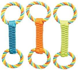 Boss Pet WB15526 Pet Toy Braided Tug, 18 in L, Nylon