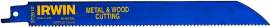 IRWIN 372810B Reciprocating Saw Blade, 8 in L, 10 TPI, Cobalt/Steel Cutting Edge