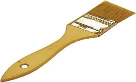 WOOSTER F5117-2-1/2 Paint Brush, 2-1/2 in W, 1-11/16 in L Bristle, China Bristle, Plain-Grip Handle