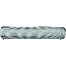 BUILDER'S BEST 110131 Flexible Dryer Transition Duct Soft-Cuff, 8 ft L, Aluminum