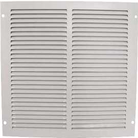ProSource 1RA1212 Air Return Grille, 12 in L x 12 in W, White