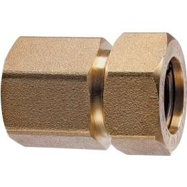 Pro-Flex PFFN-1212 Tube to Pipe Fitting, 1/2 in FNPT, 5 psi, 360C Brass
