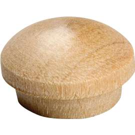 Waddell 8400.31 OAK CS Screw Hole Button, Oak Wood