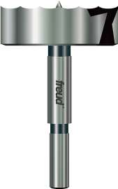 Freud Precision Shear PB-016 Forstner Bit, 2-1/8 in Dia, 3-1/2 in OAL, 3/8 in Dia Shank